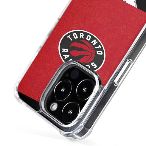 NBA Toronto Raptors Distressed iPhone 15 Pro MagSafe Case